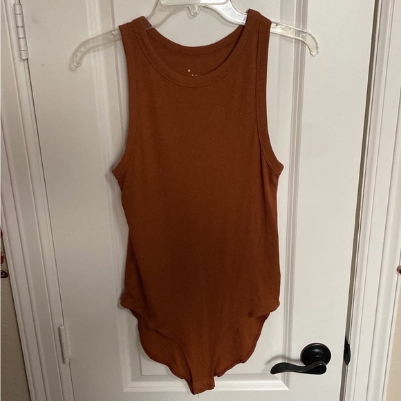 NWOT Burnt Orange Bodysuit A New Day size XL - Picture 6 of 6